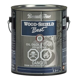 Beautitone Wood-shield - Acrylic Alkyd Deck & Siding Stain - Semi