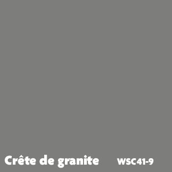 Crête de granite