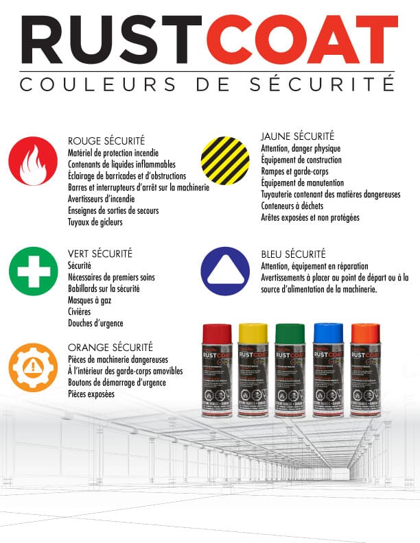 Couleurs de sécurité