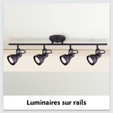 Luminaires sur rails
